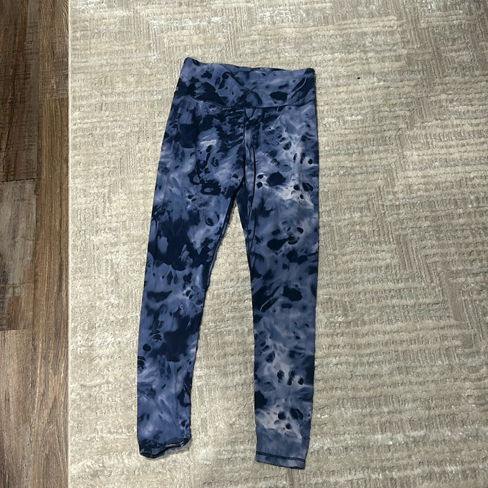 Blue tie dye Glyder Leggings